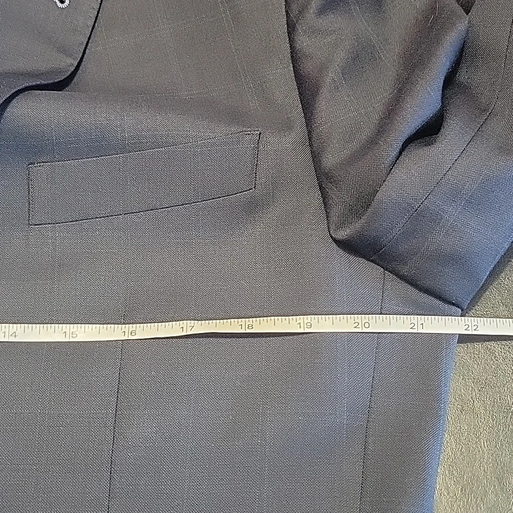 Indochino Navy Wool Blazer 44 Quiet Luxury Custom Bespoke